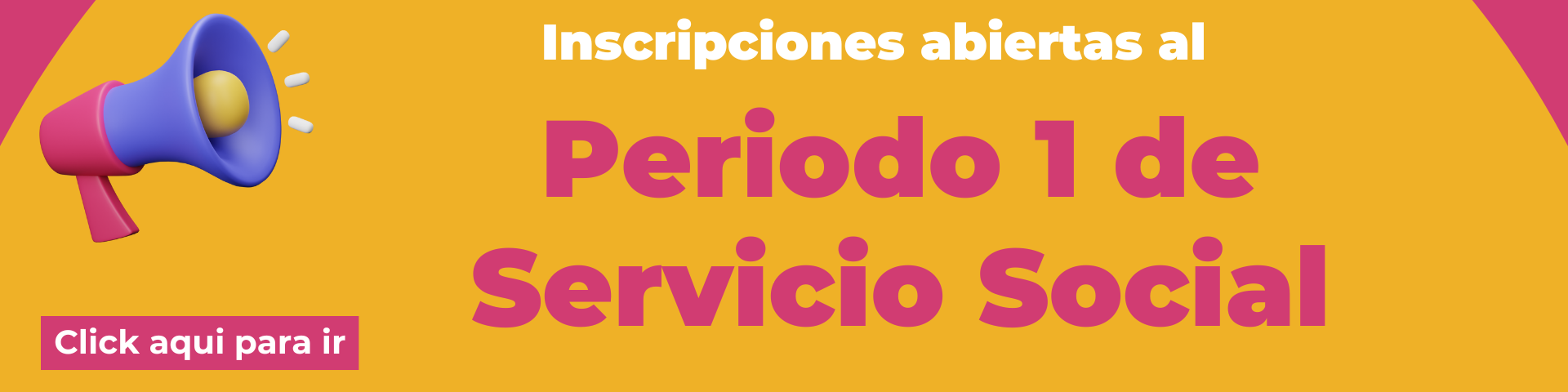 Inscripciones abiertas Servicio Social